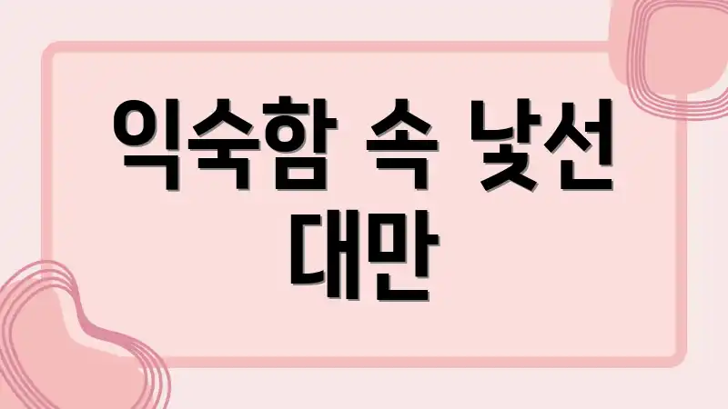 익숙함 속 낯선 대만