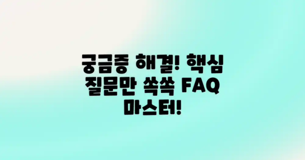 자주 묻는 질문