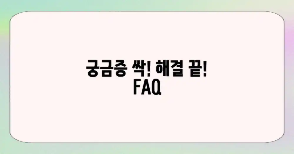 자주 묻는 질문