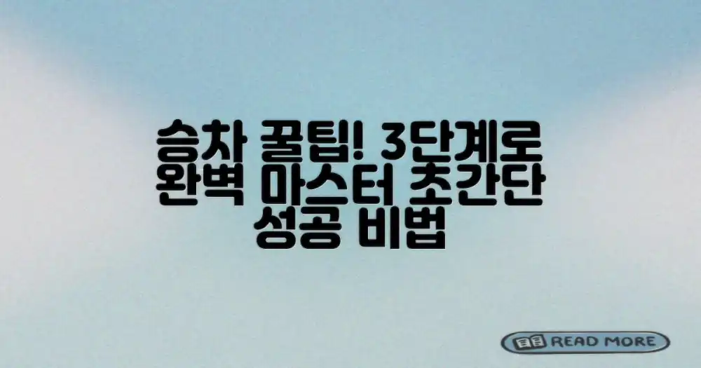 승차 방법 3단계