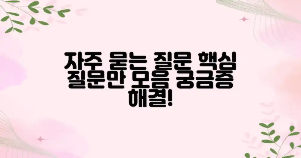 자주 묻는 질문