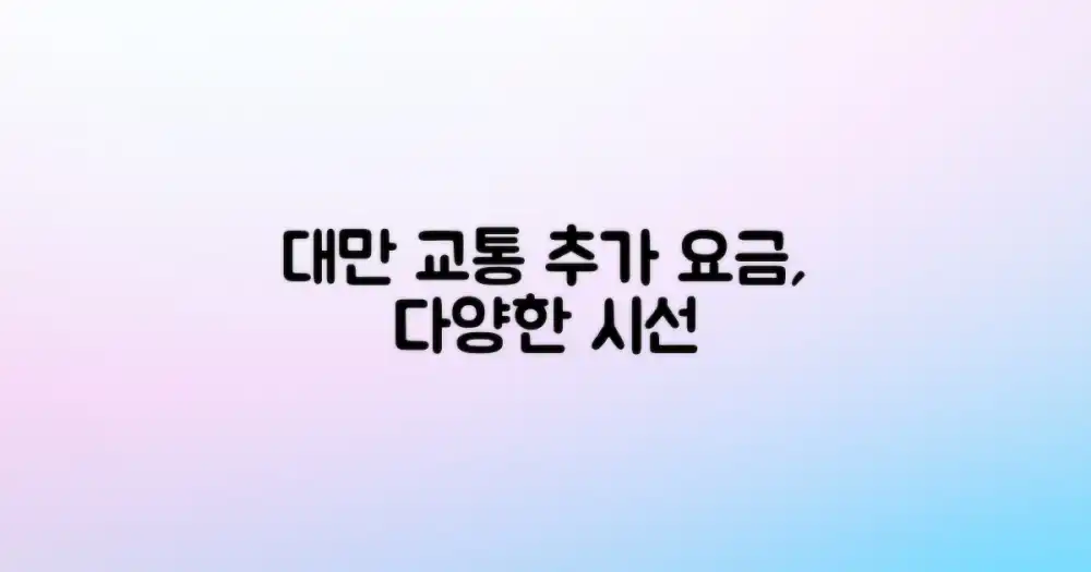 대만 교통수단, 추가 요금에 대한 다양한 관점