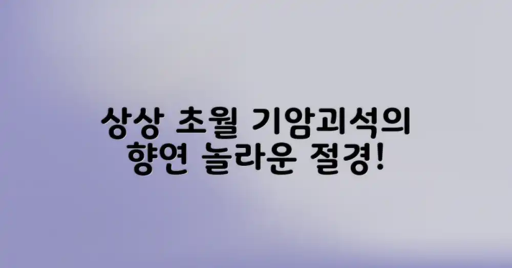 상상 초월 기암괴석