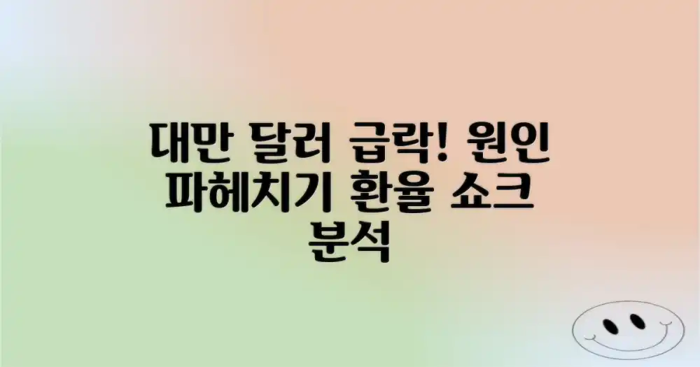 대만 달러 약세, 원인 분석